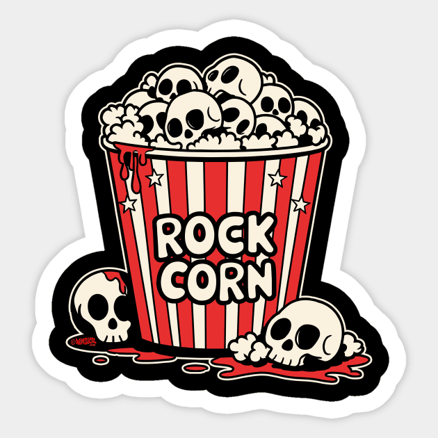 Rock Corn Sticker by Cosmo Gazoo